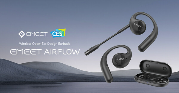 EMEET's Latest AirFlow Open-Ear Earbuds Offer Exceptional Audio Experience for Both Music and Calls.